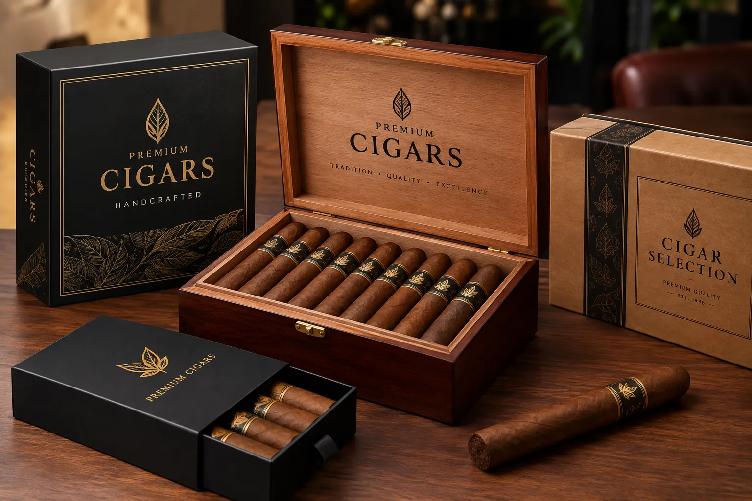 Creative Cigar Packaging Boxes for Unique Product Displays